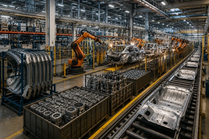 Manufactura: Integramos diseño de productos, plan maestro de producción y trazabilidad de insumos en toda la cadena de suministro.