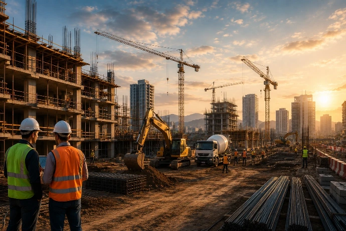 Construcción: Controlamos presupuestos, compras y avances de obra desde un solo sistema.